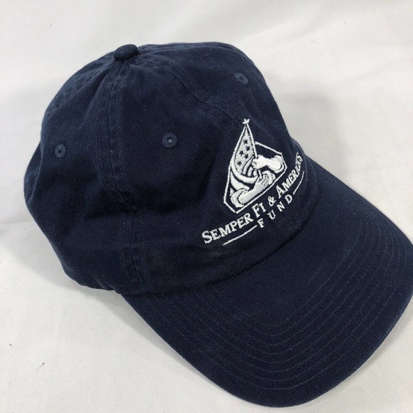 Semper Fi & Americas Fund Hat Cap Strap Back by Fahrenheit OSFM Adjustable - Picture 3 of 13